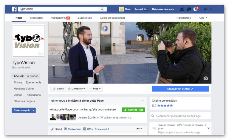 Page Typovision FB