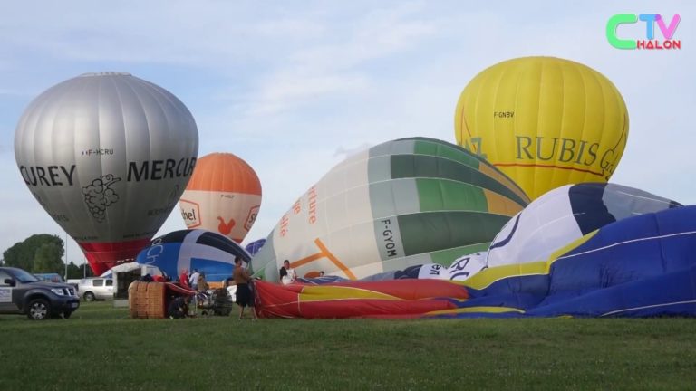 Un arc-en-ciel de ballons