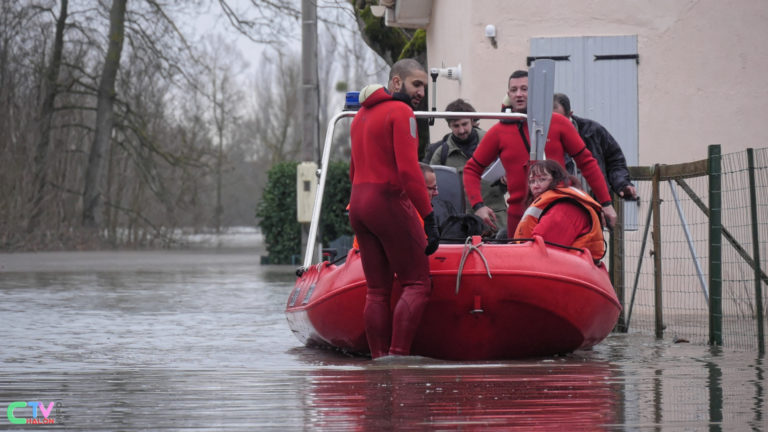 Inondations à Sassenay