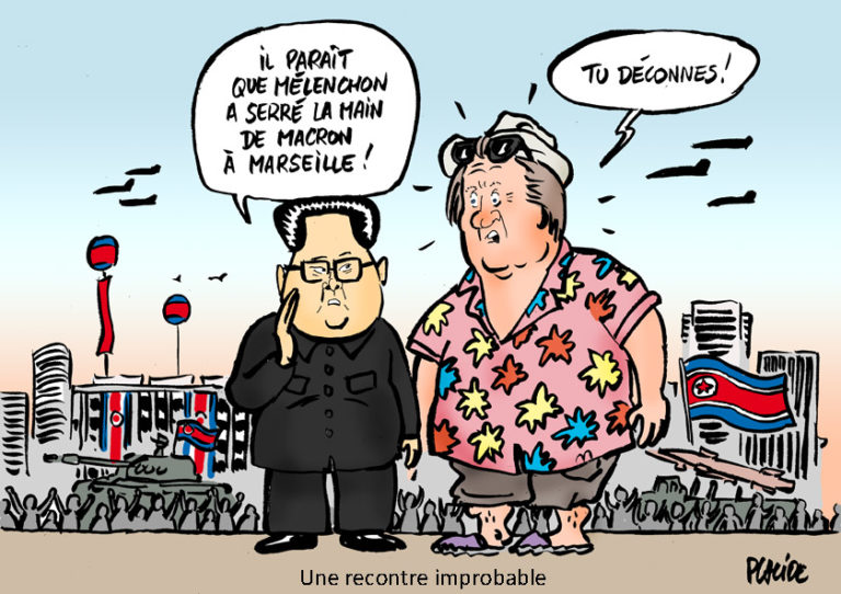 Gérard Depardieu en Corée du Nord pour le 70ème anniversaire du régime