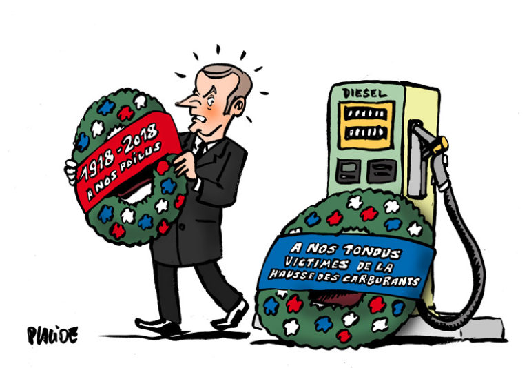 Hausse des carburants: nouveau coup de pompe pour Macron