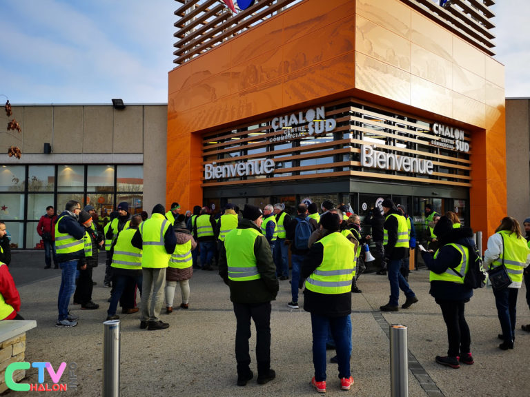 Gilets Jaunes – Acte 4 chalonnais du samedi matin