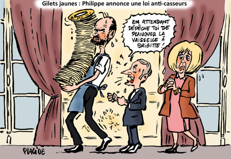 « Gilets jaunes »: Philippe annonce une nouvelle loi contre les « casseurs »