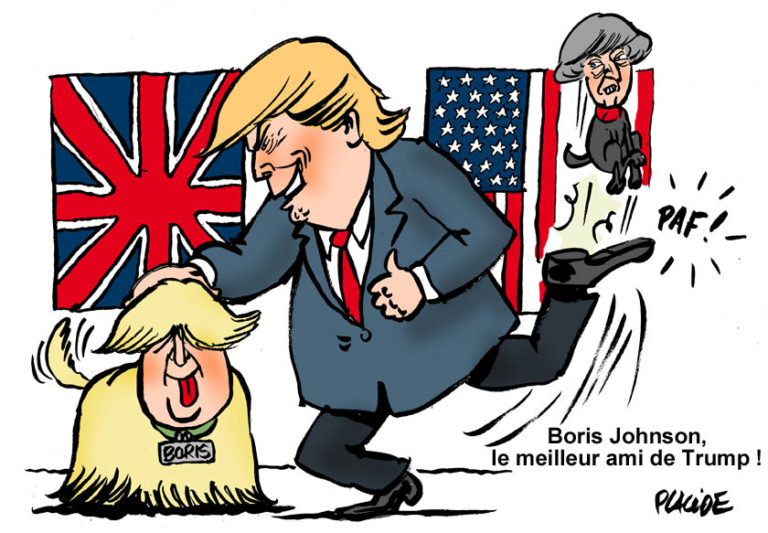 Donald Trump et Boris Johnson, meilleurs amis du monde