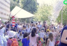 Chalon dans la rue au bout de la caméra