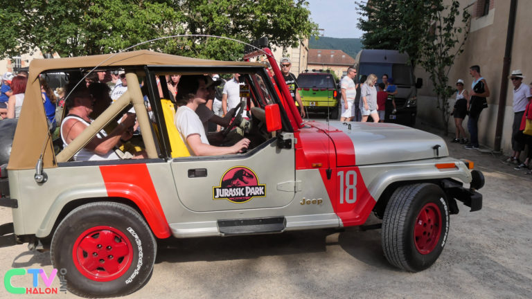 Je suis monté dans la voiture de Jurassic Park