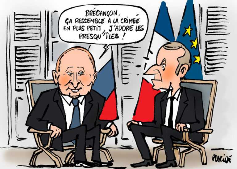 Macron reçoit Poutine à Brégançon