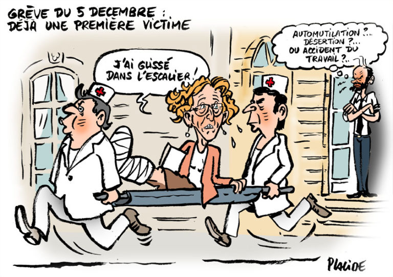 Pénicaud victime d’un accident du travail lors d’une chute dans les escaliers de Matignon