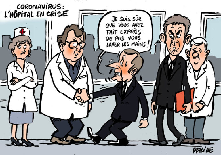 Macron interpellé par un médecin de la Pitié-Salpêtrière sur la crise des hôpitaux