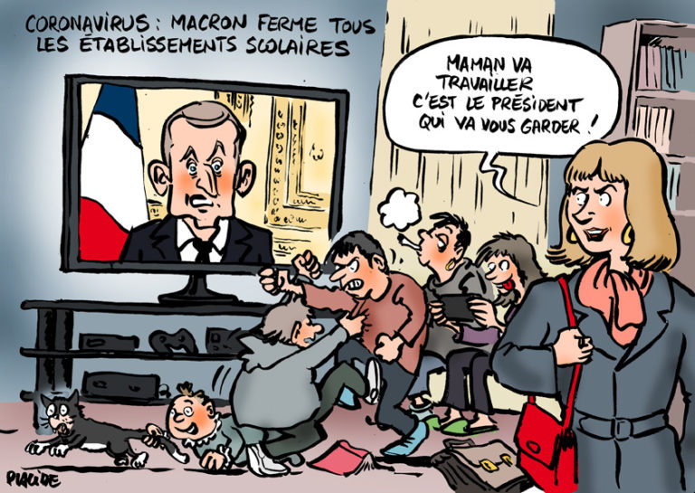 Coronavirus: Macron ferme tous les établissements scolaires