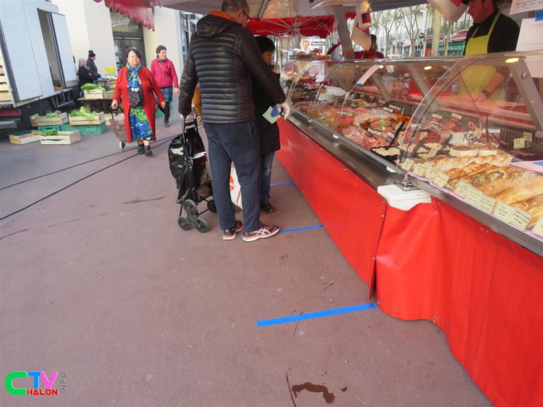 CP – Ville de Chalon : Marchés en plein air annulés