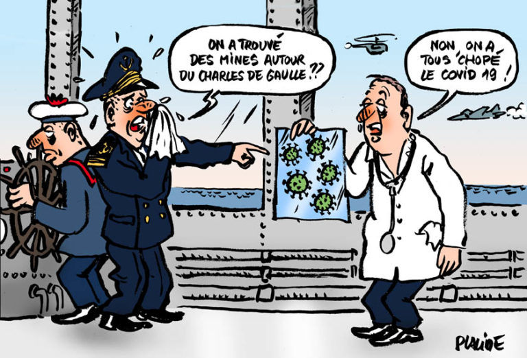 Les marins du Charles de Gaulle positifs au coronavirus