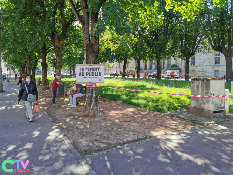 CP : Pour les élus de Bien Vivre à Chalon, la réouverture des parcs, jardins et quais de Saône est nécessaire