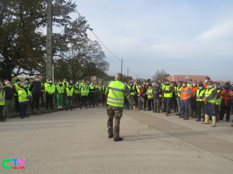 Plus de 150 Personnes à Epervans ce samedi matin pour retrouver une chalonnaise disparue