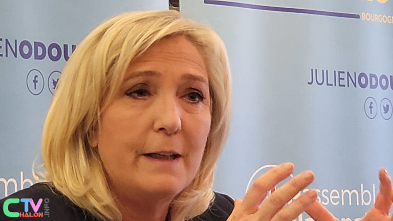CP Cultivons Chalon : venue de Marine Le Pen à Chalon