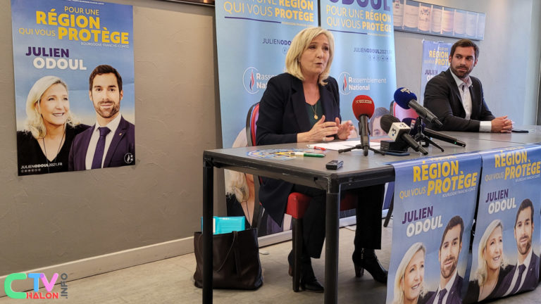 Marine Le Pen à la conquête de la Bourgogne Franche-Comté