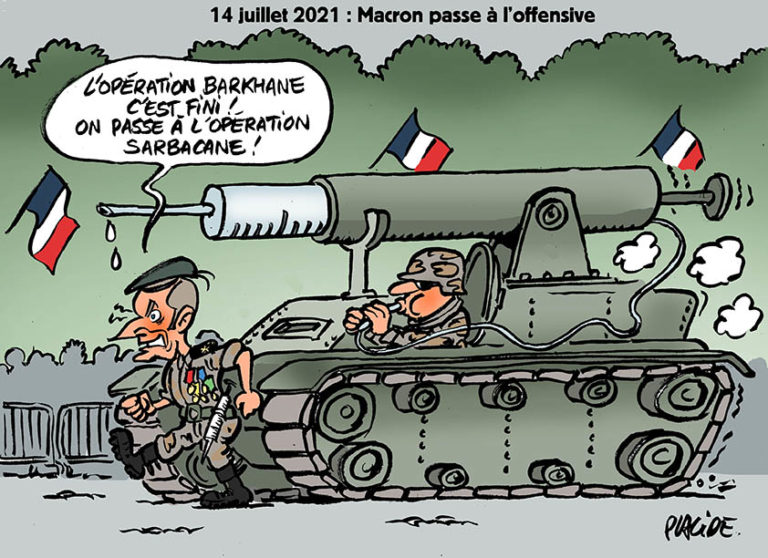 Dernier défilé militaire du quinquennat Macron à Paris pour le 14 Juillet