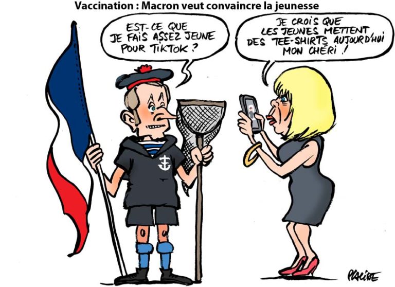 Dans une vidéo depuis Brégançon, Macron exhorte à la vaccination des jeunes