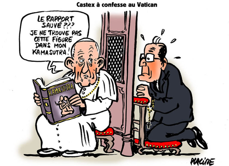 Castex au Vatican, reçu par le Pape François