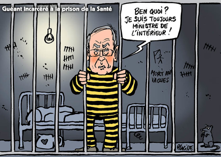Claude Guéant incarcéré à la prison de la Santé