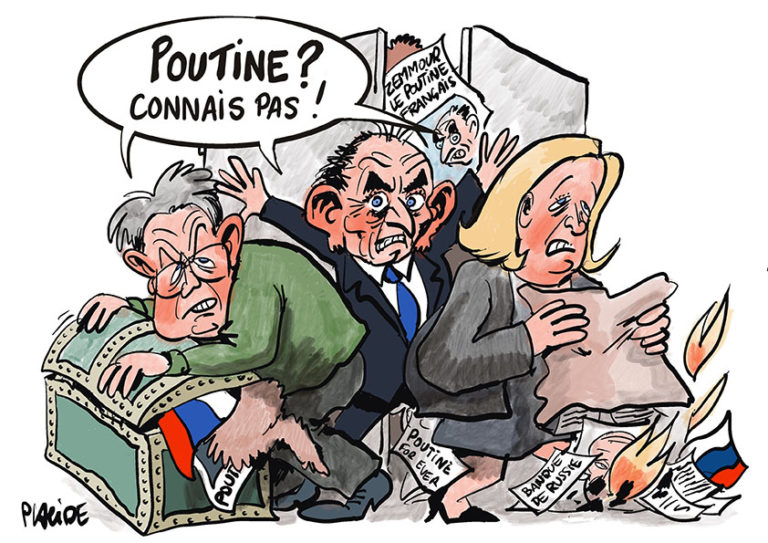 Zemmour, Le Pen, Mélenchon : les ambiguïtés des candidats à la présidentielle face à la Russie de Vladimir Poutine