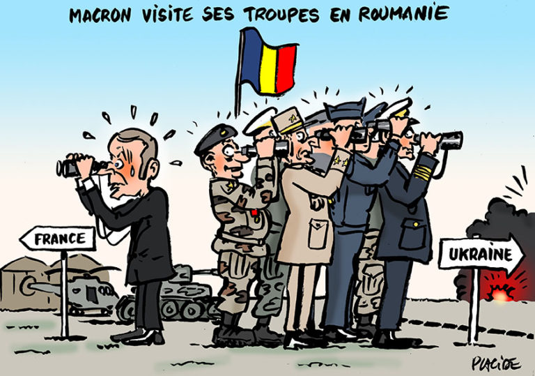 Macron en Roumanie avant une possible visite en Ukraine